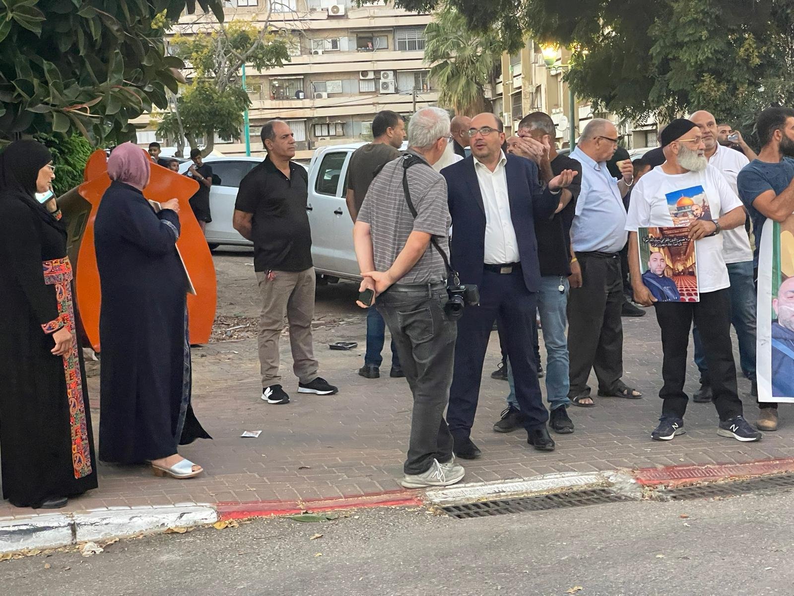 وقفة احتجاجية للمطالبة بمحاكمة قتلة الشهيد موسى حسونة في اللد-6