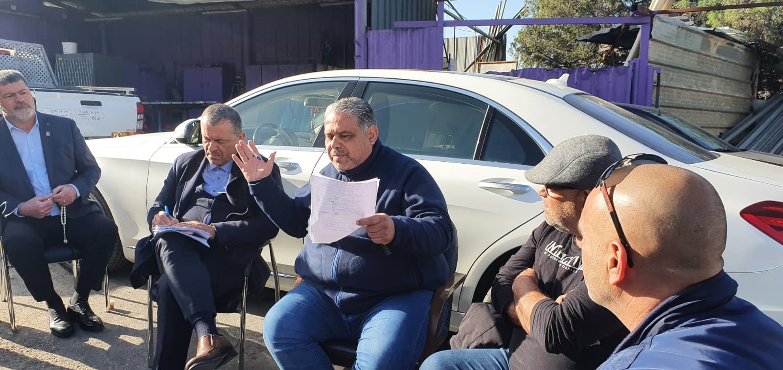 الناصرة: رئيس البلدية يتفقد قسم النظافة العامة-0