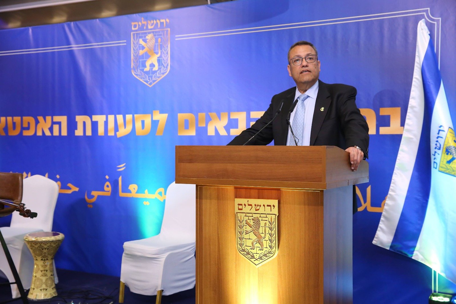 بلدية القدس: رئيس البلدية موشيه ليون يشارك بإفطار جماعي مع شخصيات من شرقي القدس-2