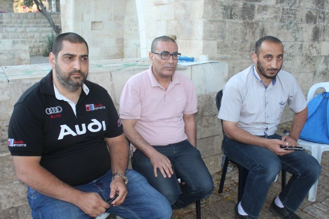 حضور واسع من القيادات العربية تضامنا مع اضراب الاسرى في خيمة الاعتصام في الناصرة-18
