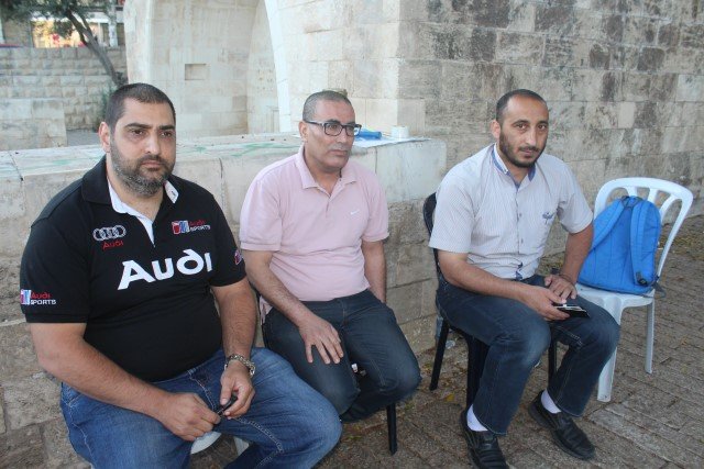 حضور واسع من القيادات العربية تضامنا مع اضراب الاسرى في خيمة الاعتصام في الناصرة-24