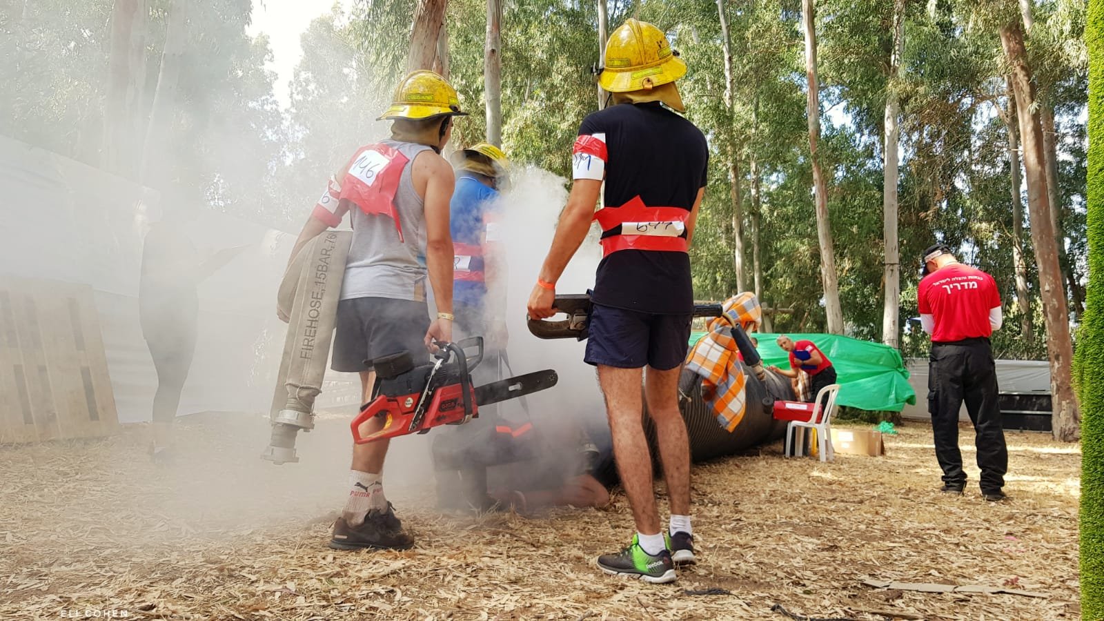 لأول مرة: سلطة الإطفاء والإنقاذ تجري اختبارات تصنيف للمتقدمين لوظيفة رجال إطفاء من المجتمع العربي-4