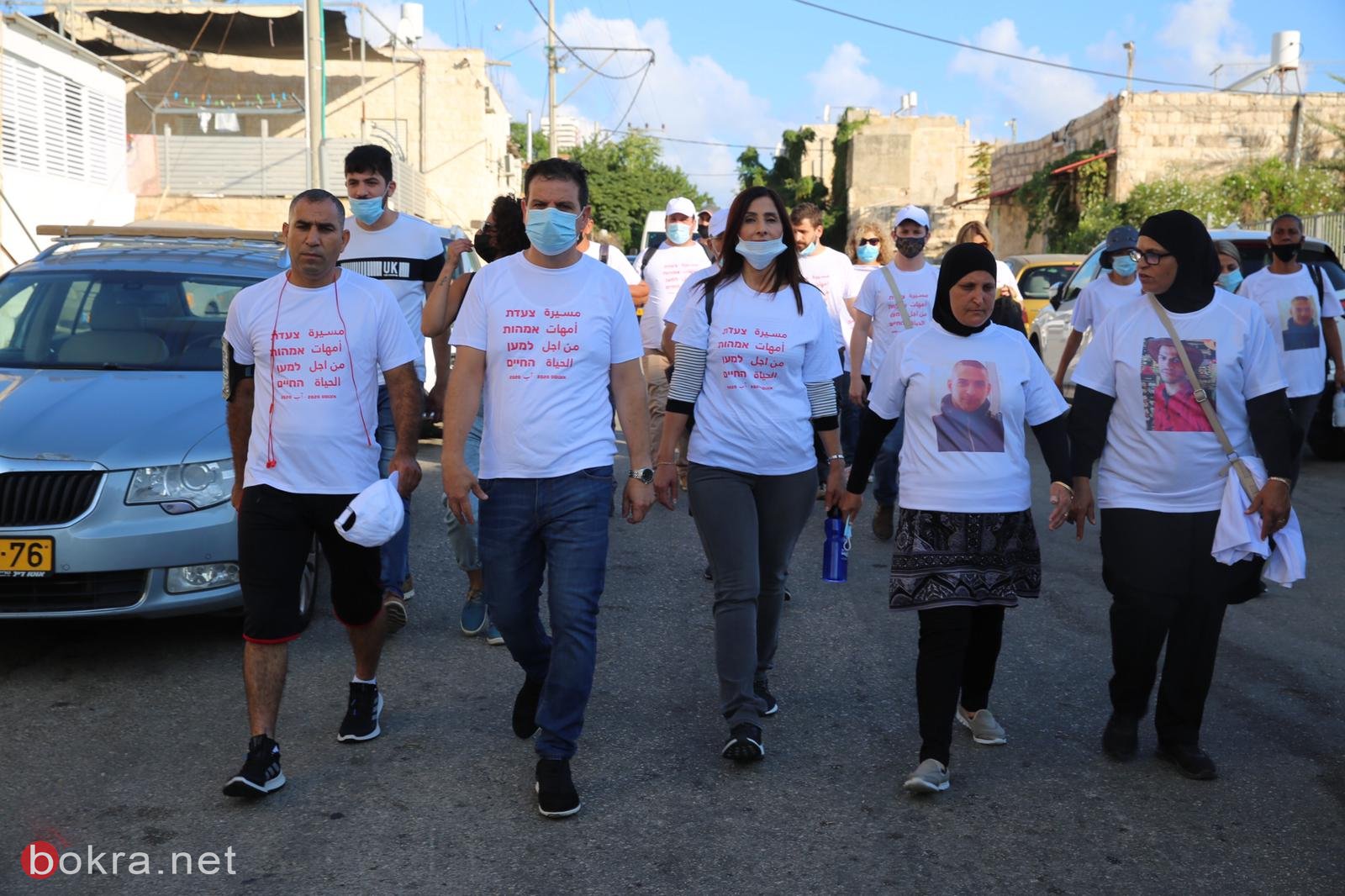 انطلاق مسيرة امهات من اجل الحياة من حيفا الى القدس مشيا على الاقدام-5
