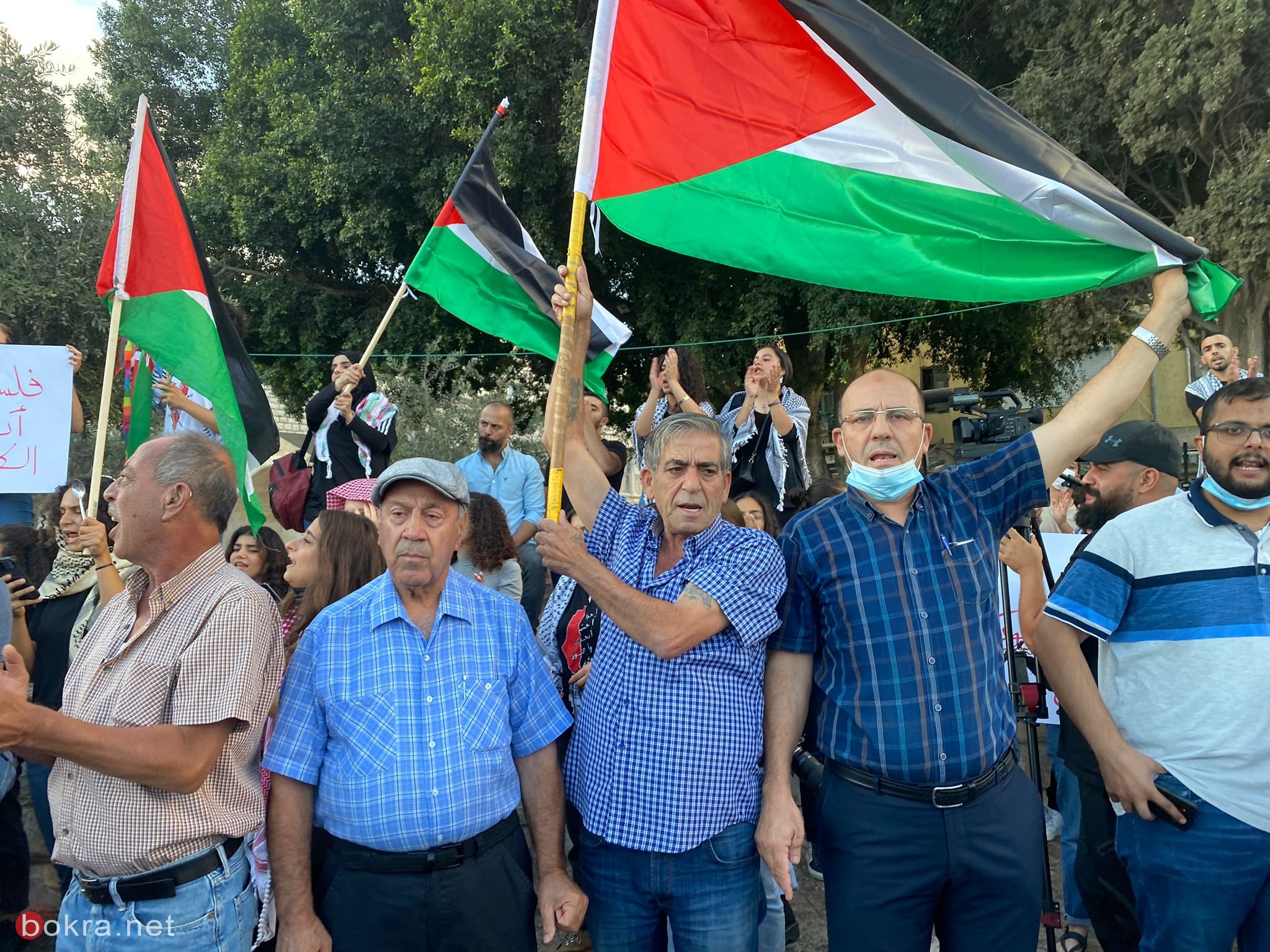 وقفة احتجاجية دعما للأسرى في مدينة الناصرة-15