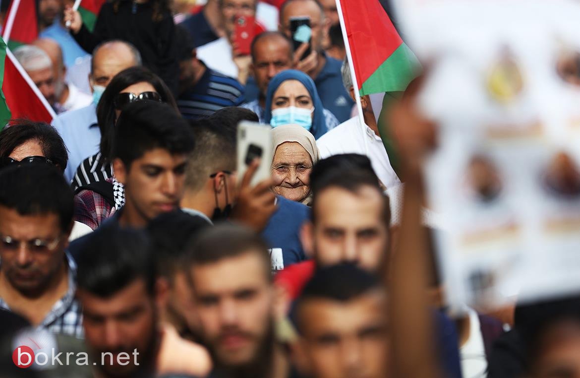مسيرة جماهيرية وسط رام الله اسنادا لأسرى "جلبوع" الستة-2