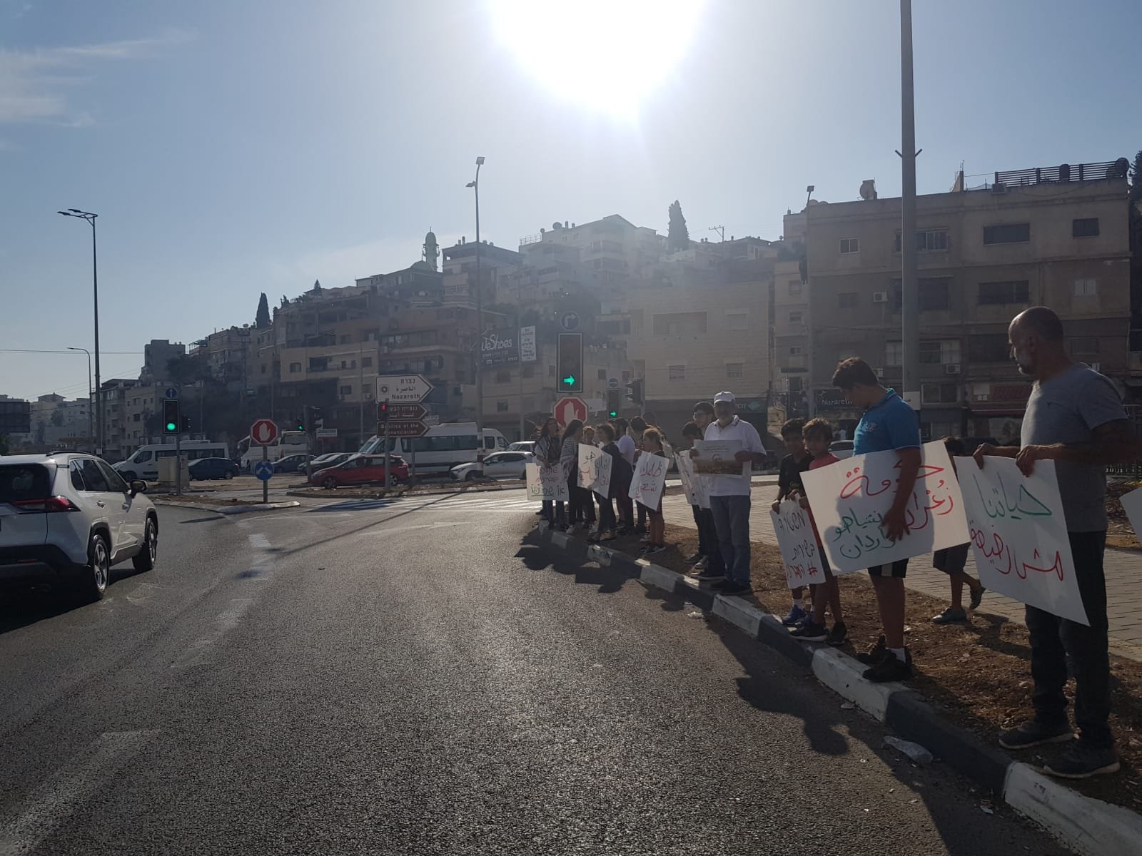 الناصرة: تظاهرة منددة بالعنف بمشاركة العشرات-2