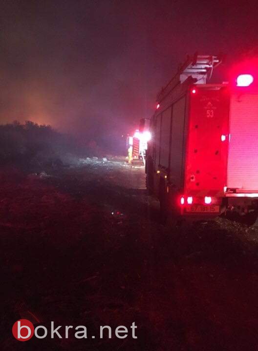 تجدد اشتعال النيران في الدحي ونين، وحريق اخر بالقرب من شفاعمرو-0