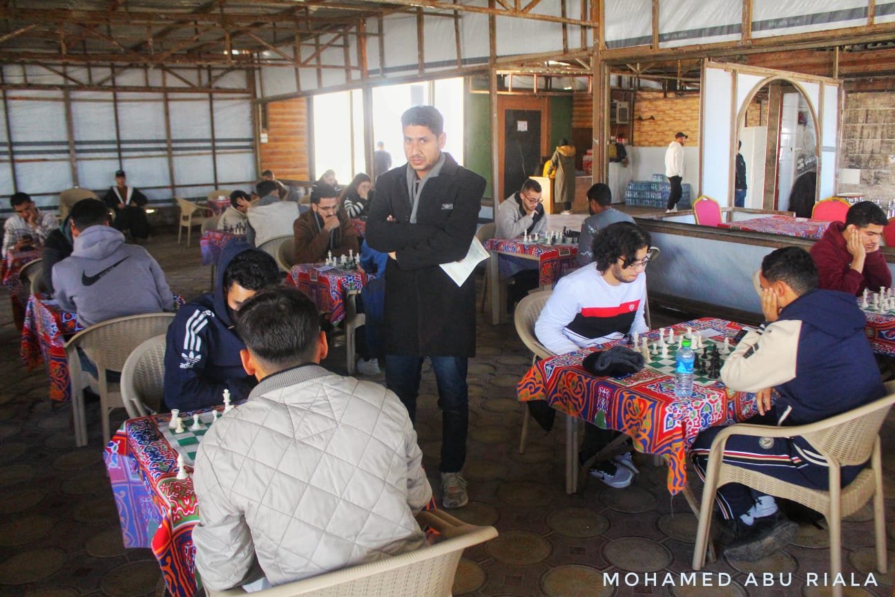 بعد انقطاع دام أكثر من عامين بسبب الحرب على القطاع:انطلاق بطولة العودة والوفاء للشطرنج في غزة-2