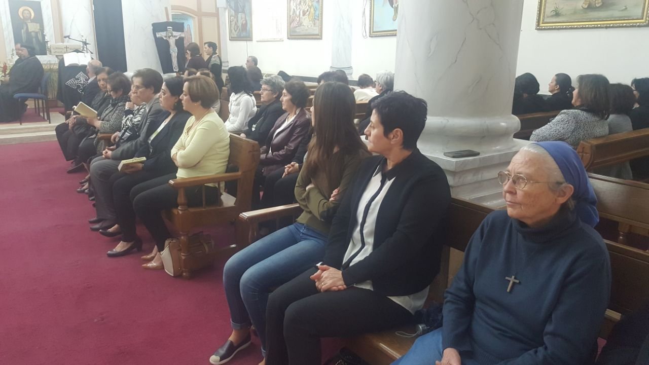 صلاة على ارواح شهداء الشعانين في الكنيسة القبطية في الناصرة-13