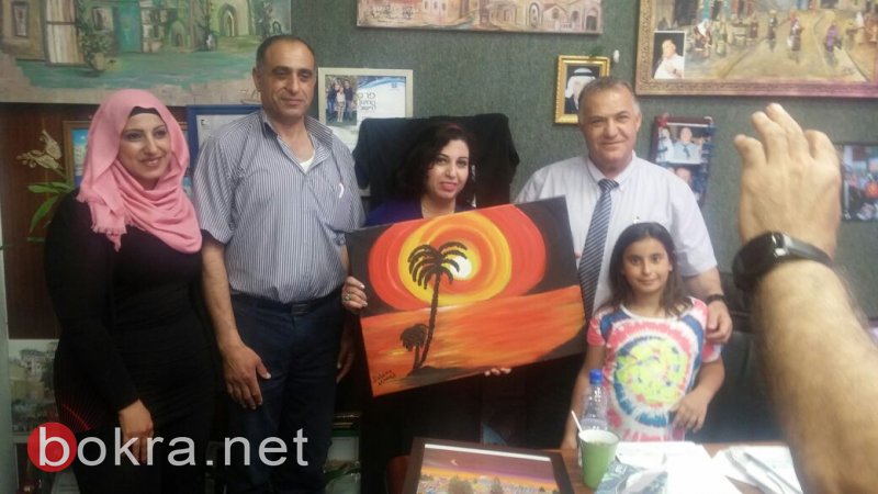  فنانين تشكيليين من الناصرة يلتقون علي سلام رئيس البلدية-2