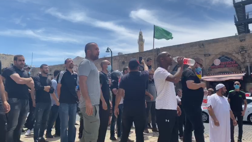 تظاهرة غاضبة في يافا ضد تجريف مقبرة الاسعاف-3