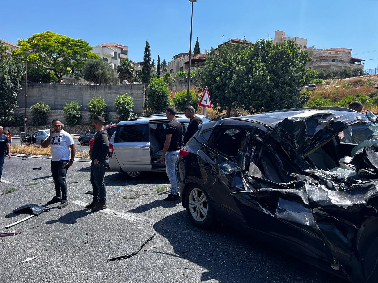 عدة إصابات بحادث طرق على التفافي الناصرة-2