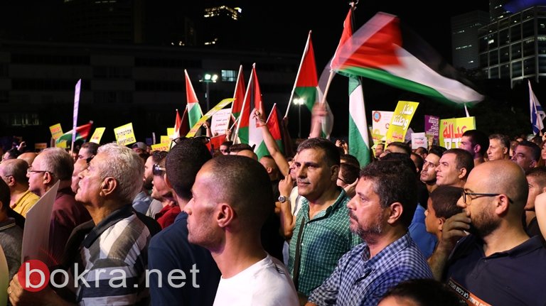 نجاح كبير لمظاهرة تل أبيب .. عشرات الآلاف قالوا عبارة واضحة "لنسقط قانون القنصرية" --139