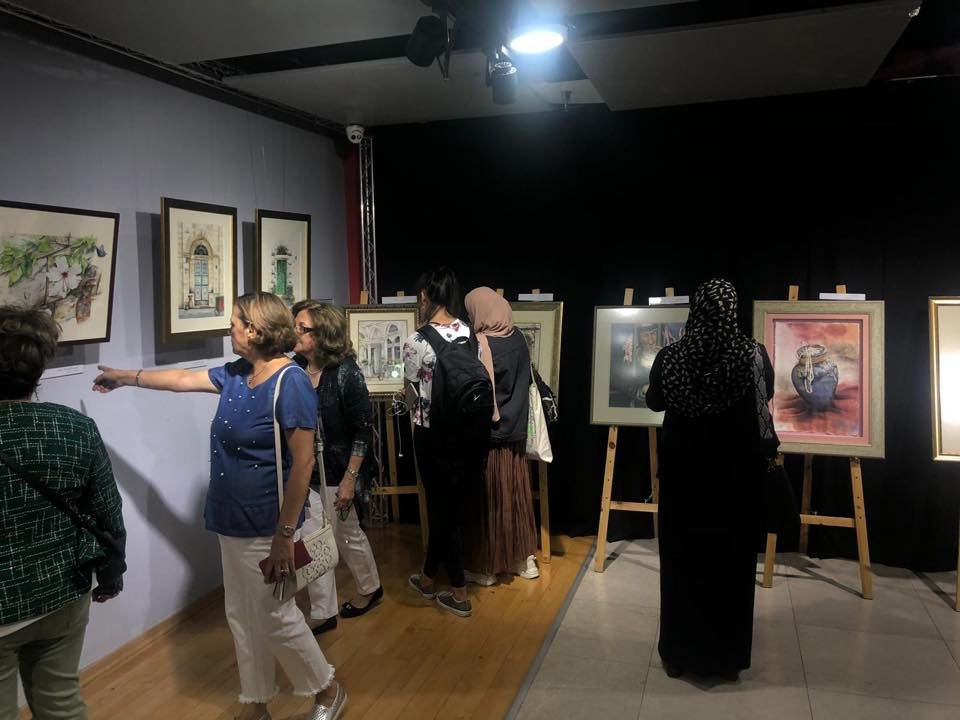  افتتاح معرض منارات مقدسية ذاكرة وحكاية للفنانة نادين طوقان-0