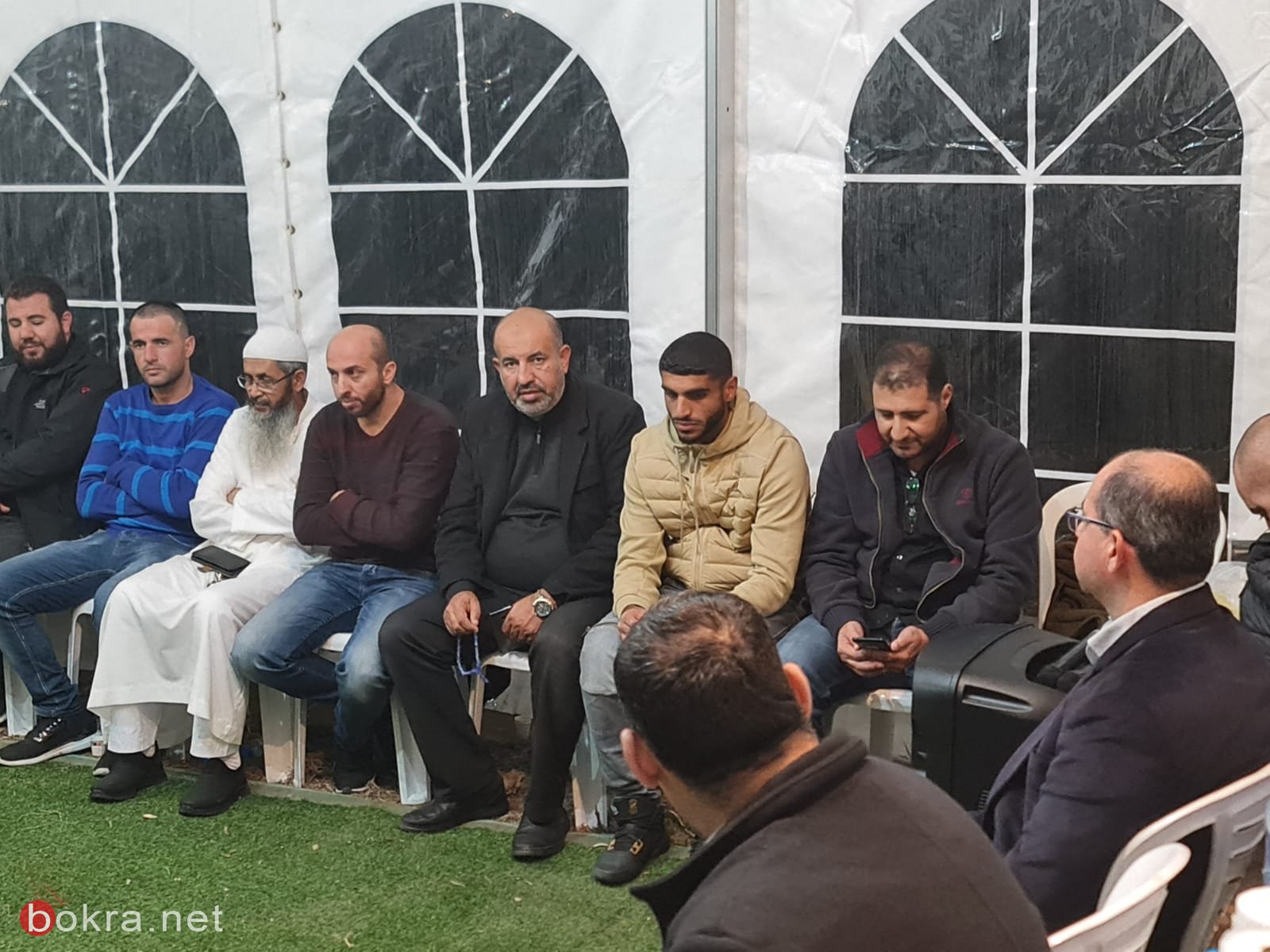 مؤسسة أوقاف 48 تقيم أمسية في خيمة الاعتصام على أرض مقبرة القسام-13