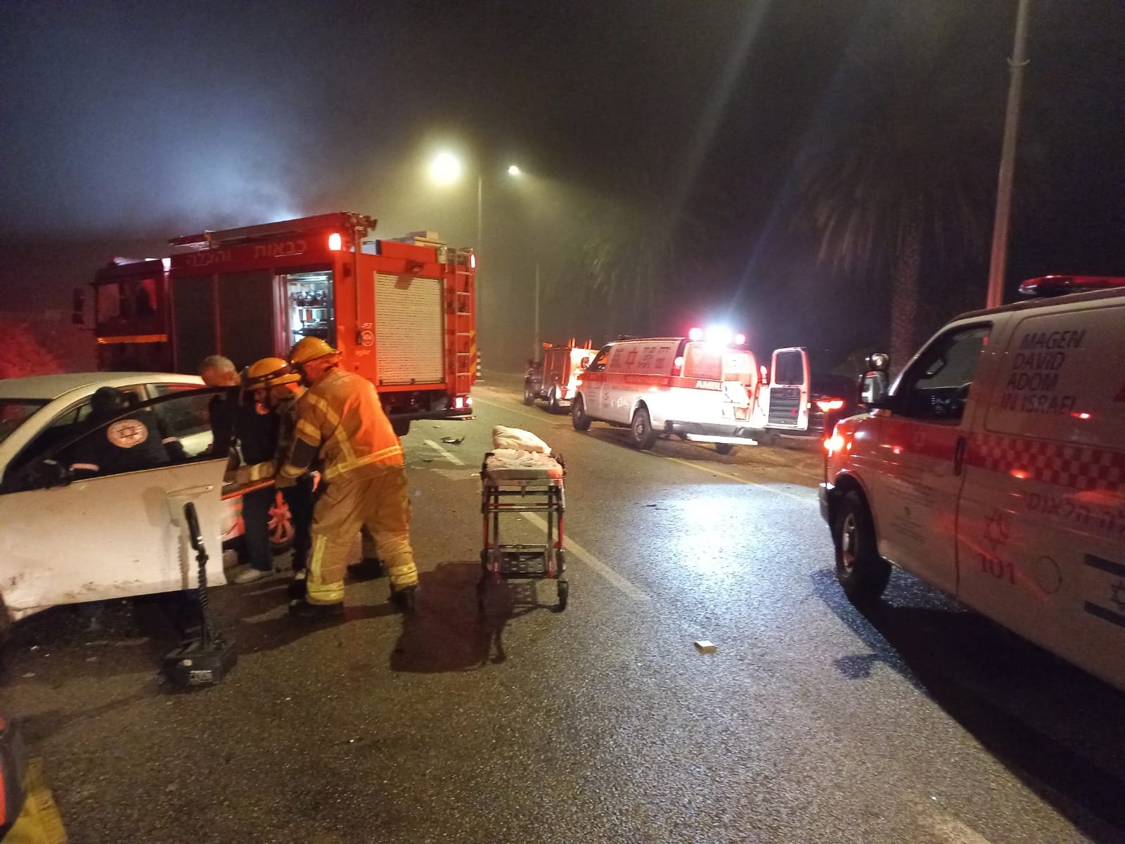 حيفا: حادث طرق بين سيارتين يسفر عن اصابتين-0