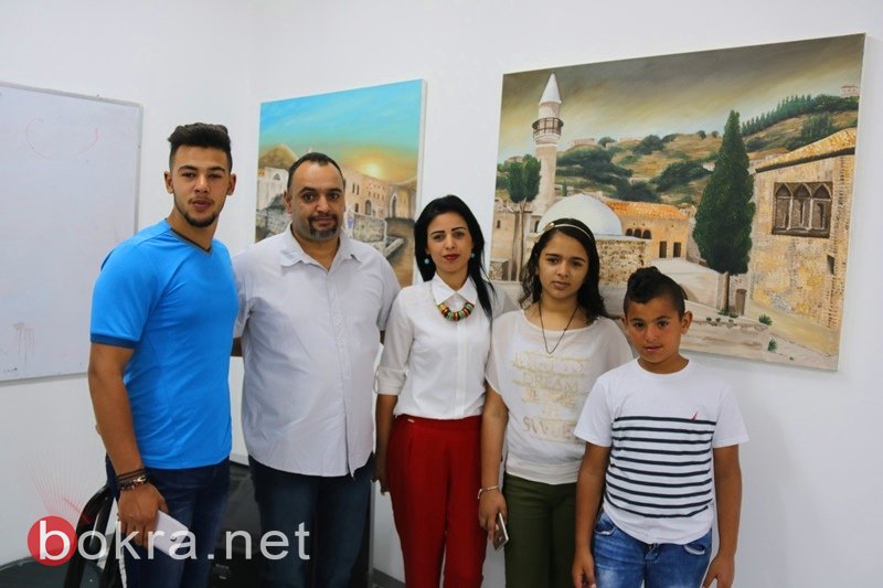 الناصرة تستضيف معرض " حكايات " يوثق معالم المدينة بريشة فنانين من مرسم محمود بدارنة -3