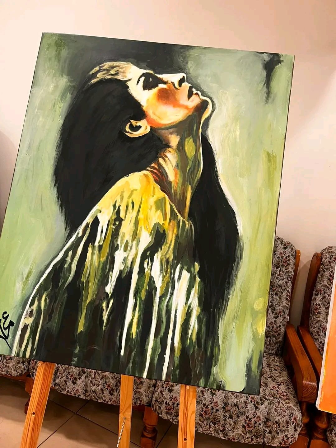 أمسية فنية في حيفا تجمع بين لوحات الفنان عماد مصاروة وفيلم "رحيق" للمخرج رائف حجازي-10