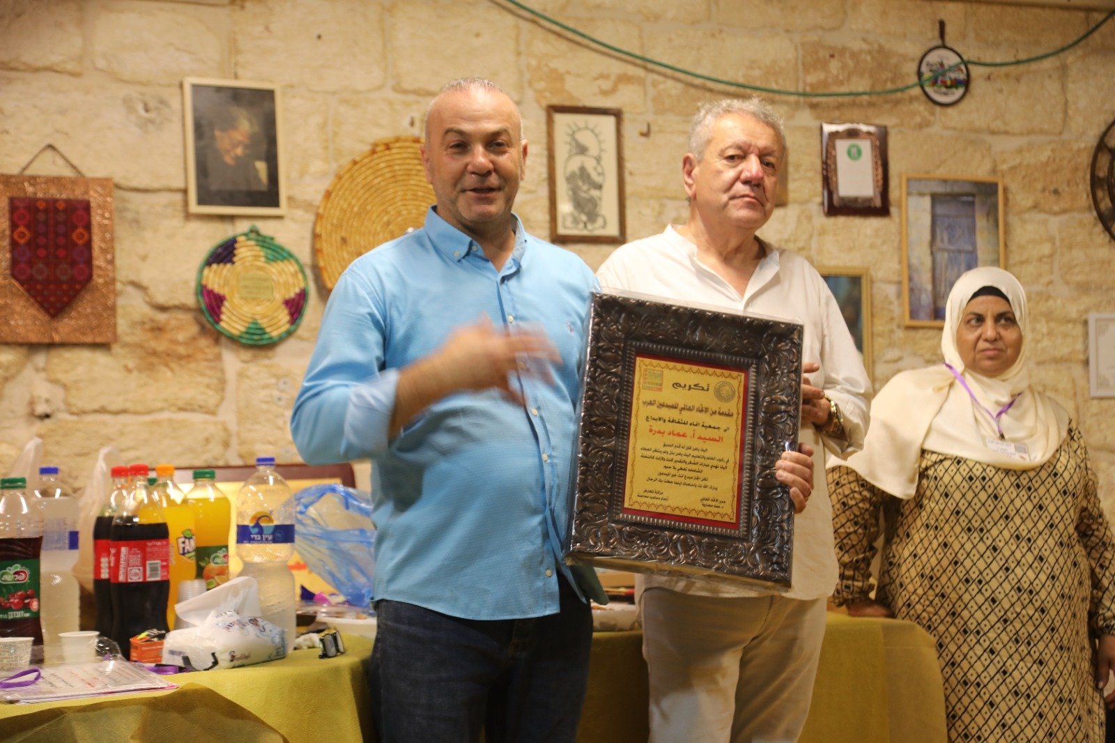 معرض فن تشكيلي "لمسات ابداعية" في جالري انماء في الناصرة-3