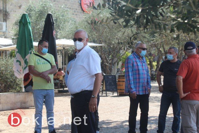 انطلاق احتجاجات نقابة مرشدي السياحة العرب من الناصرة-1