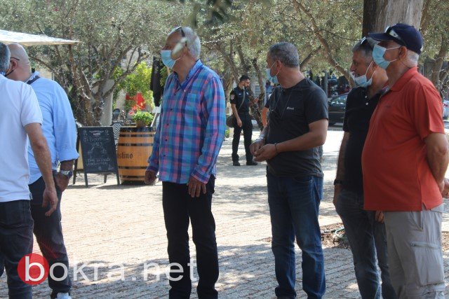 انطلاق احتجاجات نقابة مرشدي السياحة العرب من الناصرة-8