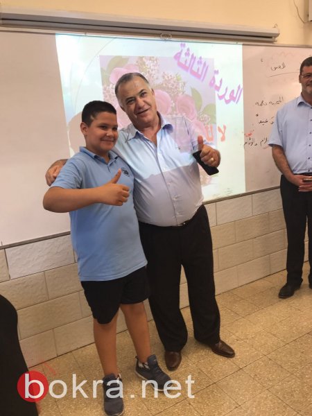 رئيس بلدية الناصرة وطاقم الجهاز التربوي يتفقدون مدرسة الكروم ومدرسة المجد-5