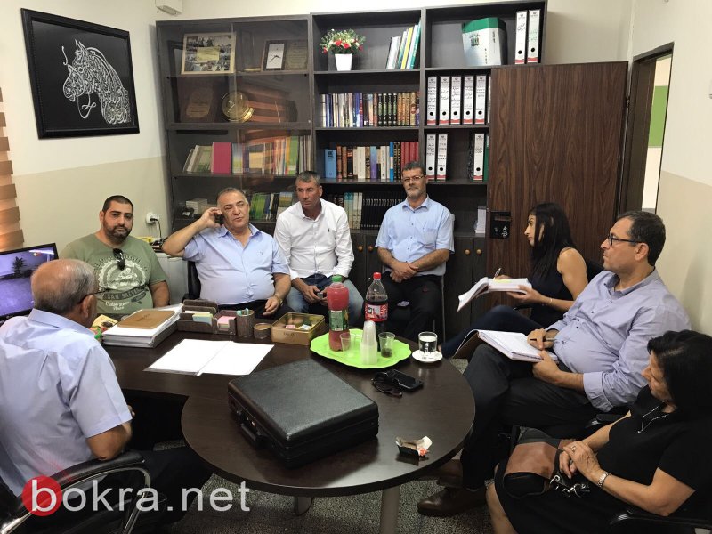 رئيس بلدية الناصرة وطاقم الجهاز التربوي يتفقدون مدرسة الكروم ومدرسة المجد-6