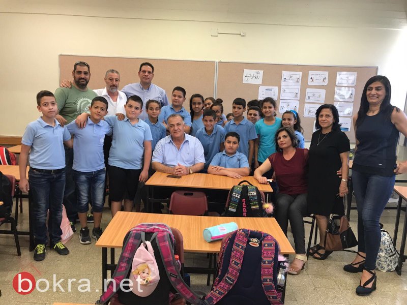 رئيس بلدية الناصرة وطاقم الجهاز التربوي يتفقدون مدرسة الكروم ومدرسة المجد-8