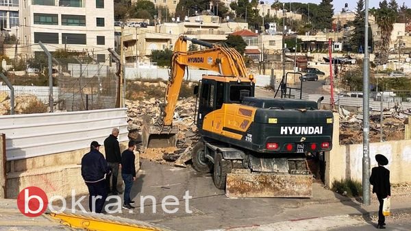 بلدية القدس تشرع بتجريف قطعة ارض في حي الشيخ جراح-1
