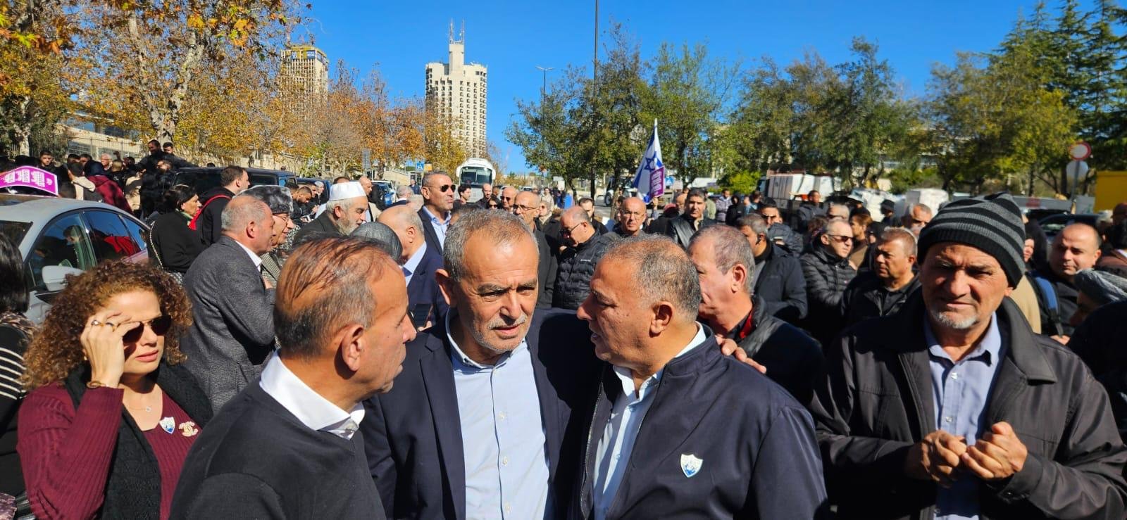 بلدية كفرقرع تشارك في المظاهرة القطرية لمناهضة الجريمة والعنف-3