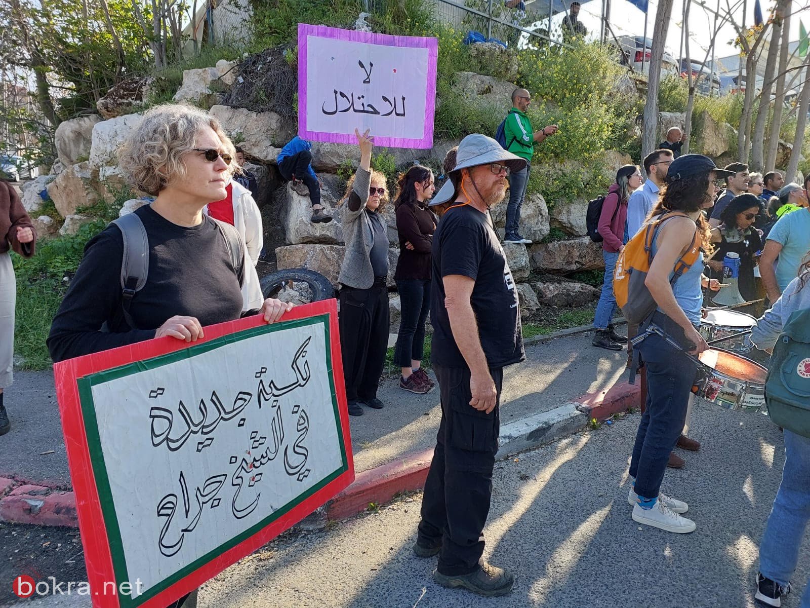 المظاهرة الاسبوعية في الشيخ جراح ضد الاستيطان وتهجير العائلات المقدسية-0