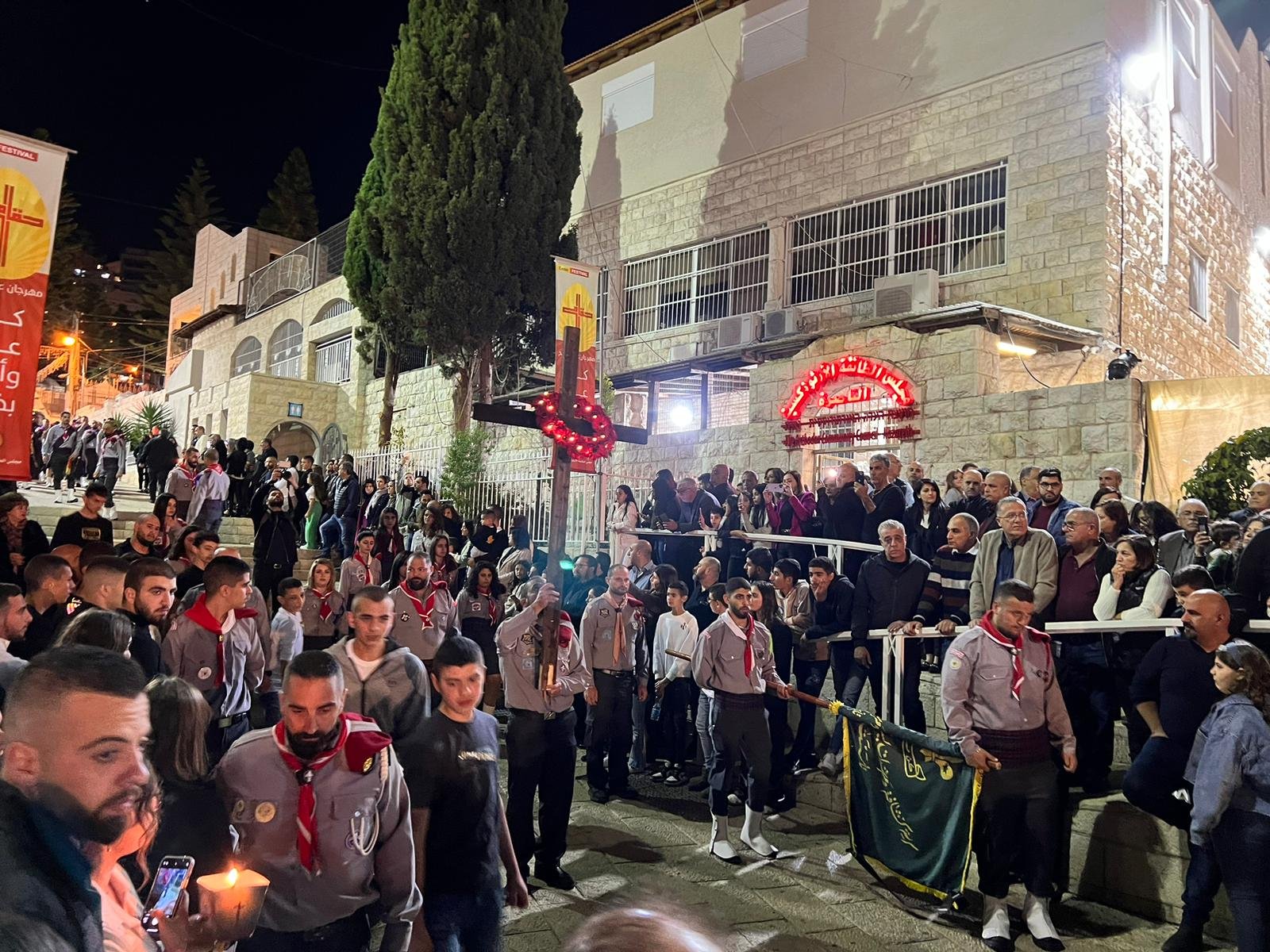 الناصرة: طائفة الروم تحتفل بالجمعة العظيمة وجناز المسيح-3
