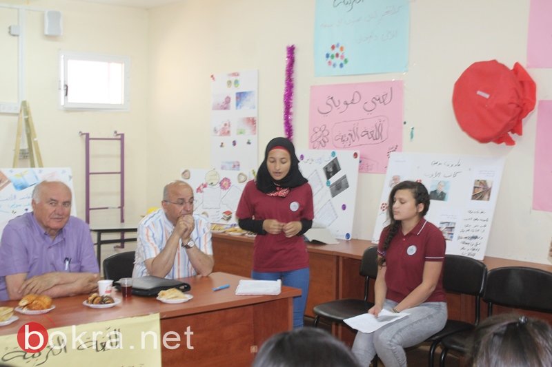 سخنين: فعاليات ميزة في أسبوع اللّغة العربيّة والتّراث في مدرسة الحلّان الاعداديّة -3