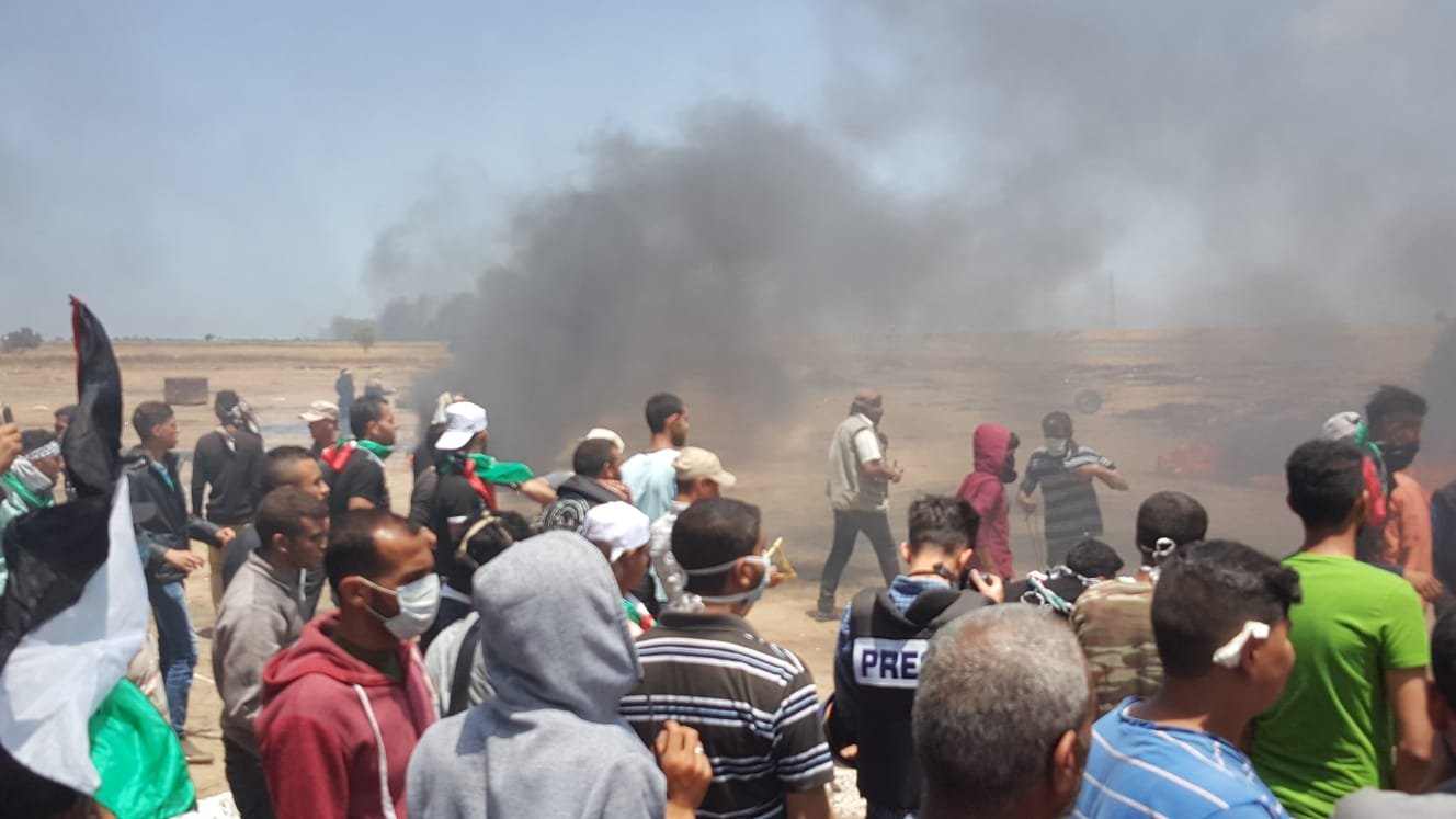 55 شهيدًا وأكثر من 1700 جريح.. مجزرة على حدود قطاع غزة-3