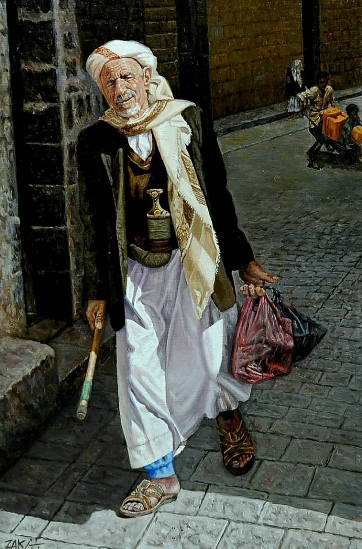 فنان يمني سخّر فنه لرسم بساطة حياة الناس-3