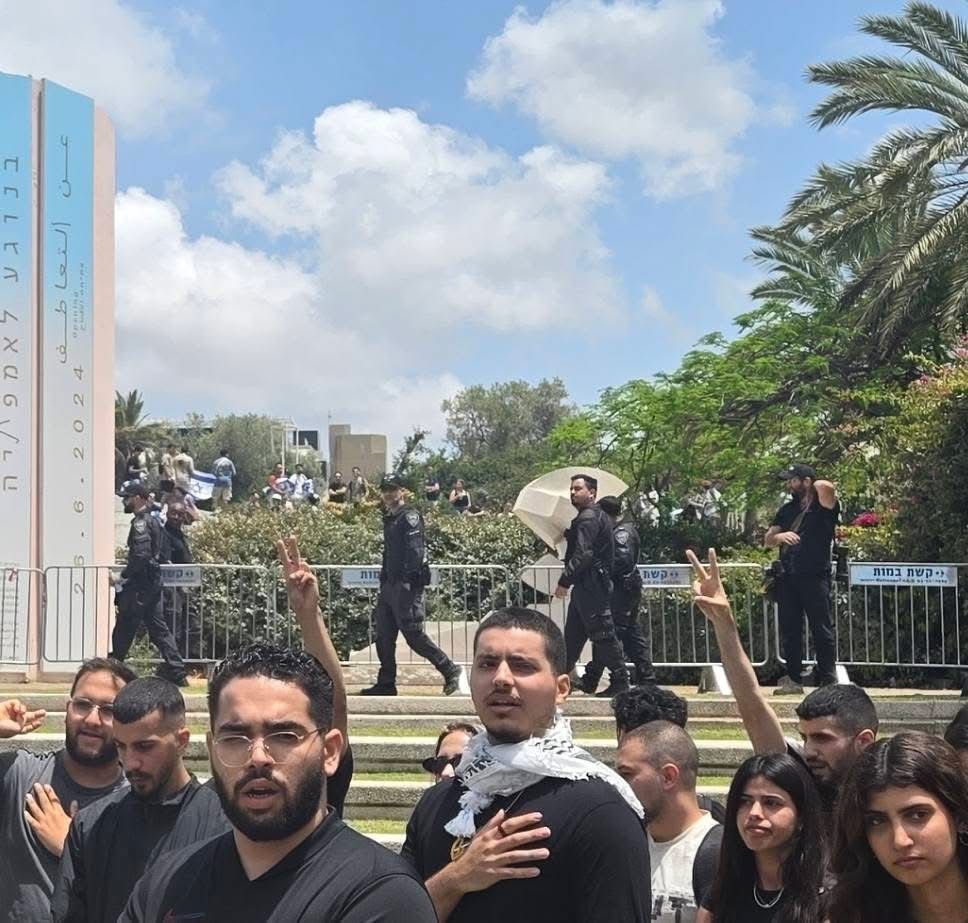 الحركات الطلابية في الجامعات الإسرائيلية تُحيي ذكرى النكبة وتندد بالحرب على غزة رغم التحريض والتضييق-4