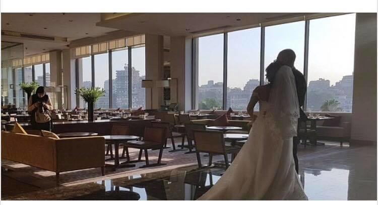 صور مسربة من حفل زفاف معز مسعود وشيري عادل-0