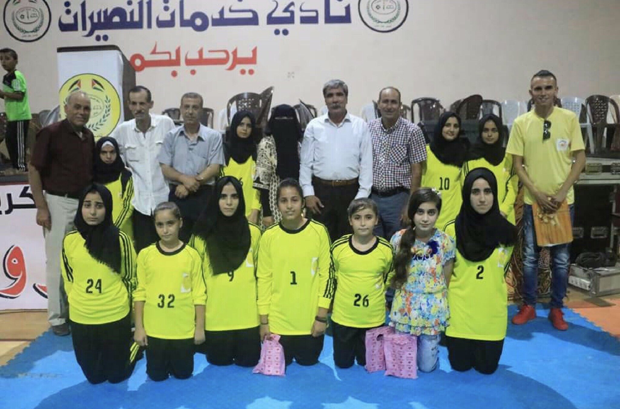 اسيل نوّاس من قطاع غزّة تشقّ طريقها نحو العالمية بكرة القدم‎-0