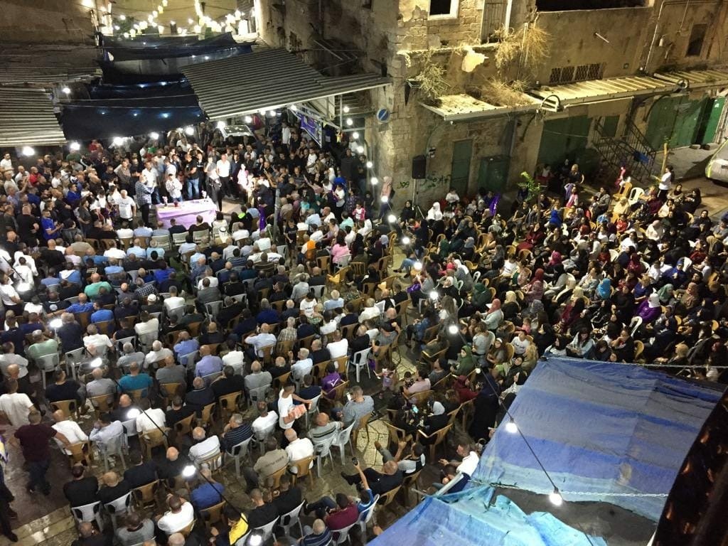 "ناصرتي" تعقد إجتماعًا حاشدًا في سوق الناصرة-2