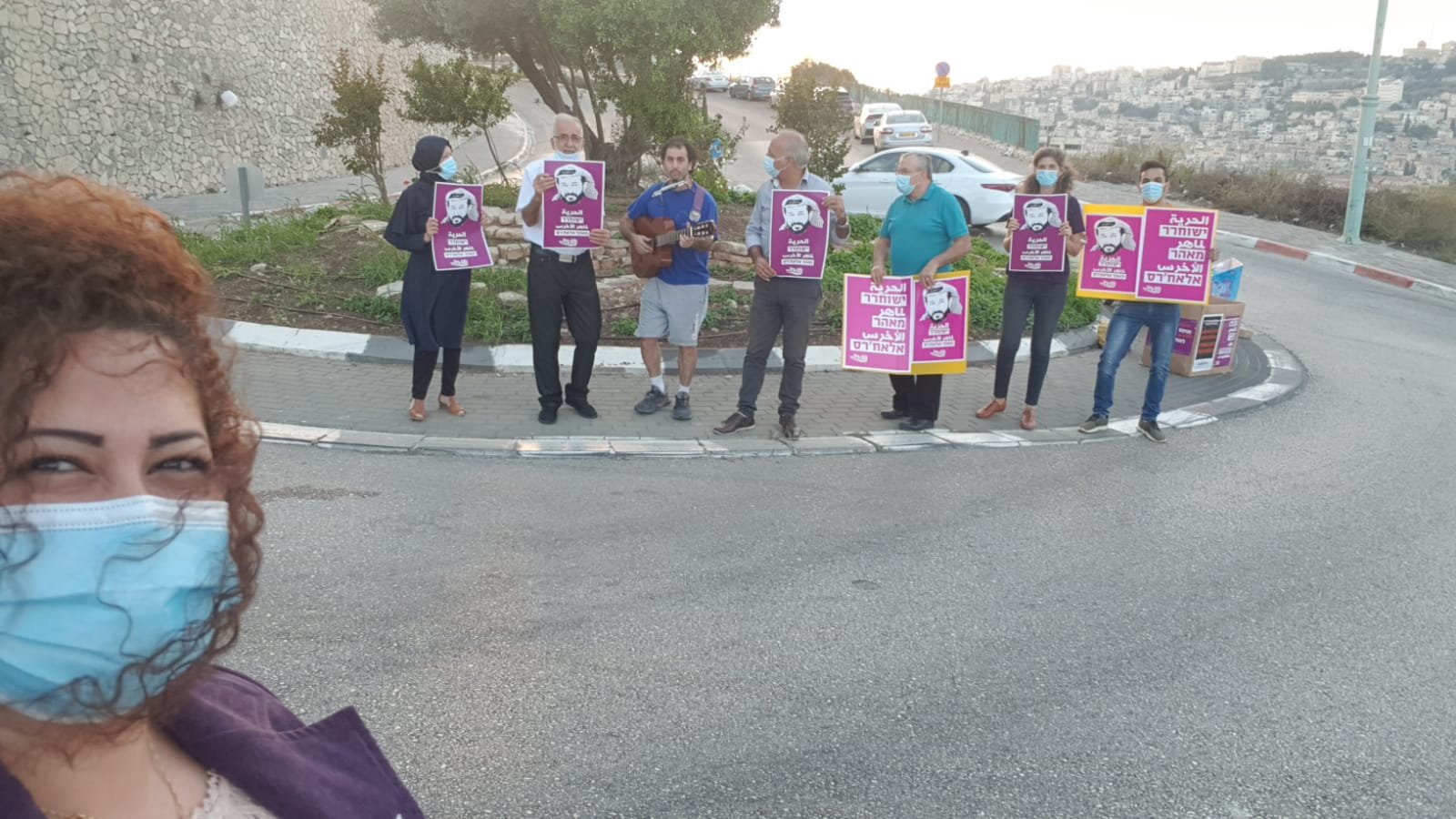 تظاهرات ووقفات أمام مستشفى "كابلان" دعمًا للأسير الأخرس-8