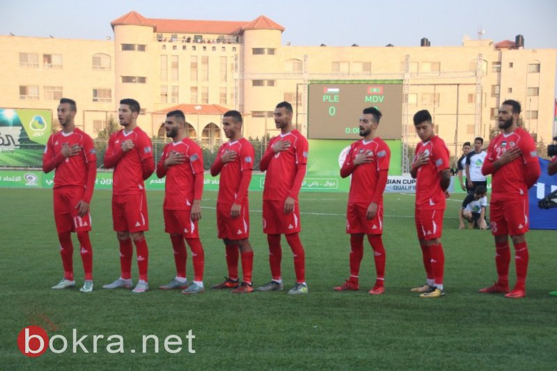 المنتخب الفلسطيني يهزم المالديف بثمانية ويحتفل مع "الدحية" .. فيديو وصور-18