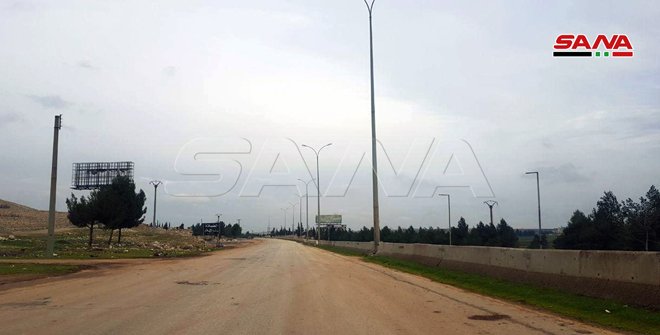 السلطات السورية تباشر فتح طريق حلب دمشق الدولي بعد تحريره (صور)-1