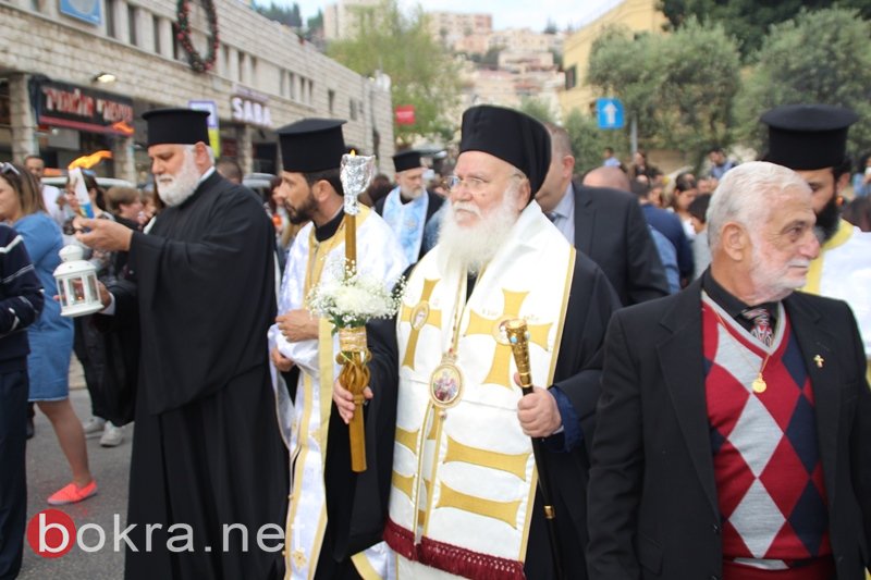 مسيرة كشفية ضخمة في الناصرة احتفالا بسبت النور وقدوم الفصح المجيد-3