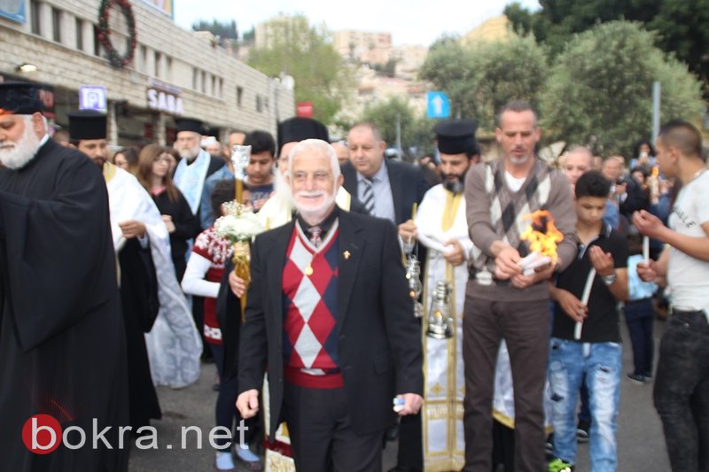 مسيرة كشفية ضخمة في الناصرة احتفالا بسبت النور وقدوم الفصح المجيد-21