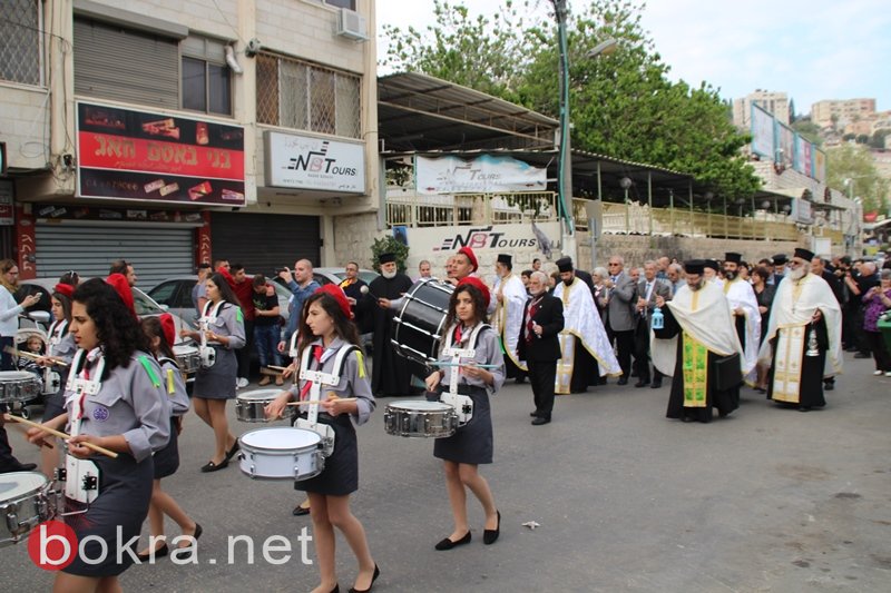 مسيرة كشفية ضخمة في الناصرة احتفالا بسبت النور وقدوم الفصح المجيد-35