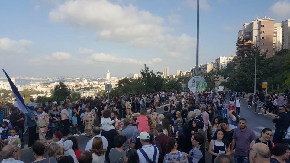 حيفا: الالاف يشاركون بمسيرة طلعة العذراء-14