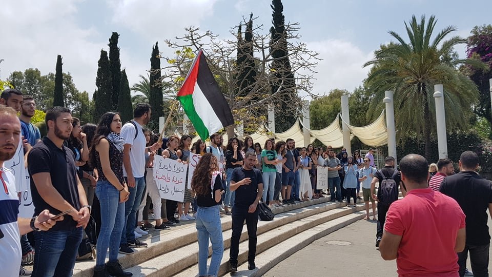 جامعة تل أبيب: الحركات الطلابية تنظم تظاهرة احتجاجية على أحداث أمس في غزة -27