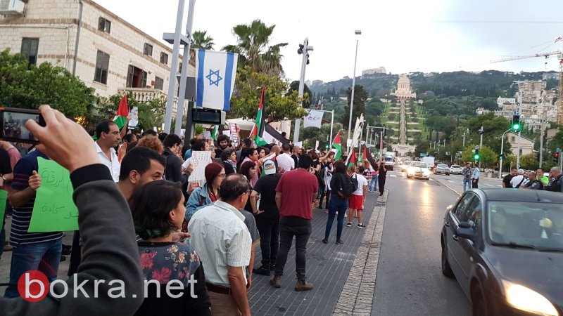 مظاهرة حيفا: اعتقال 5 شبان وأجواء مشحونة-8