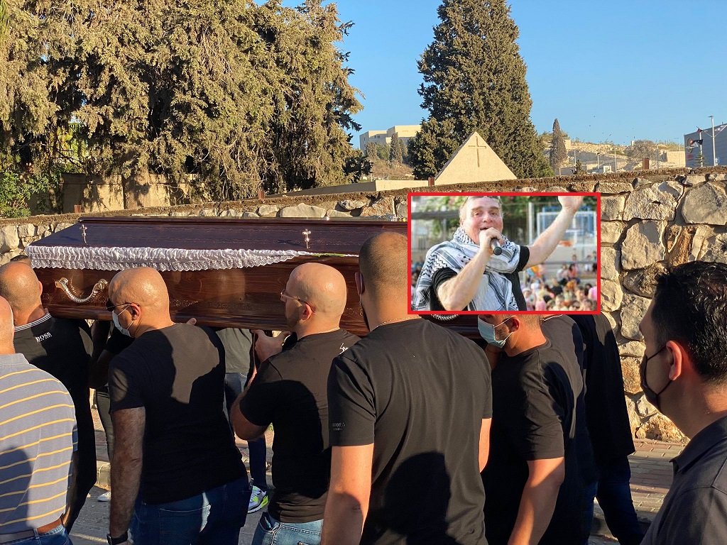 الناصرة: المئات في تشييع جثمان الفنان روك إلى مثواه الأخير-9