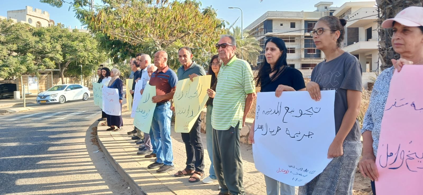 أهالي كوكب ابو الهيجاء يتظاهرون رفضًا لحرب الإبادة والتجويع في غزة-7
